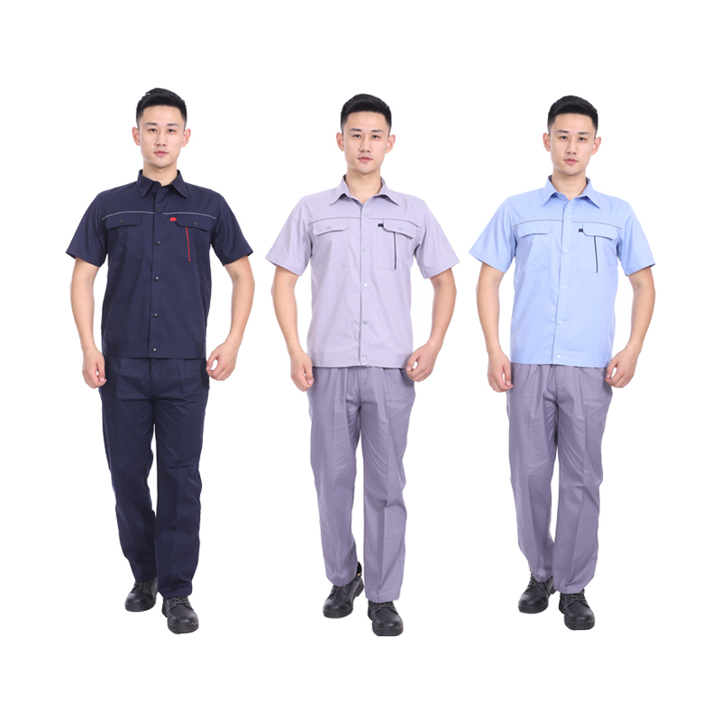 南昌夏季短袖工作服批發(fā)定做廠家6606